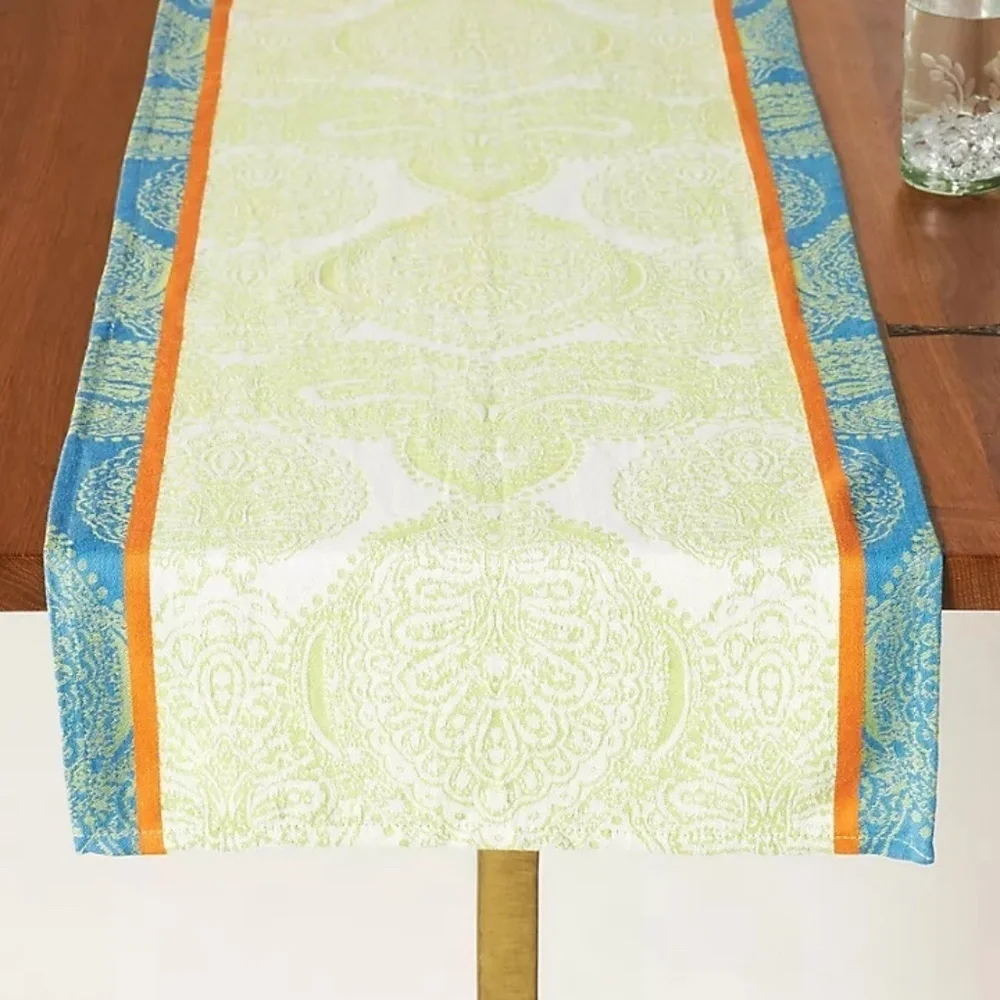 NWT Anthropologie Nifty Jacquard Table Runner